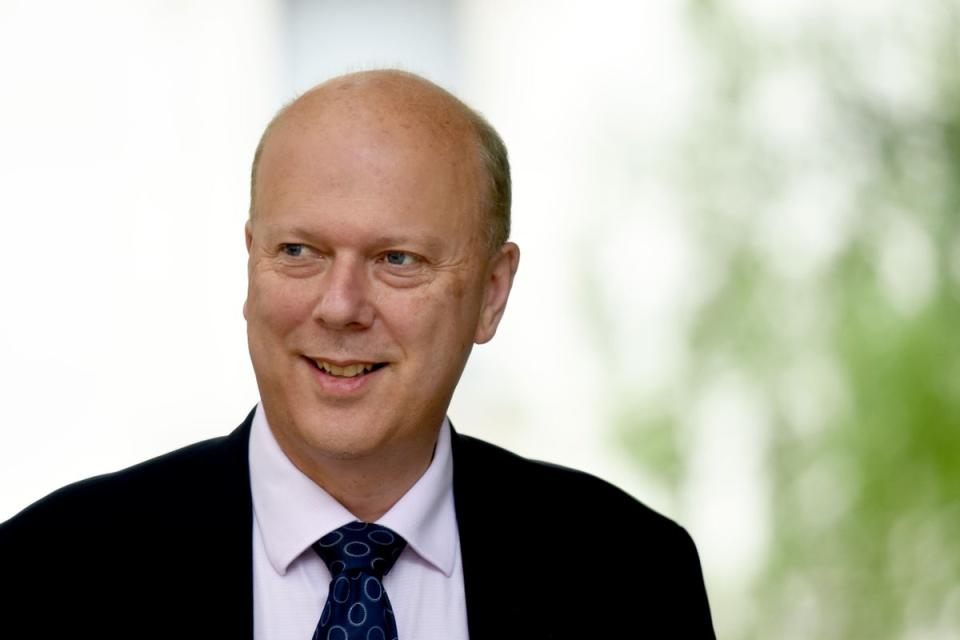 Former-transport Secretary Chris Grayling (PA) (PA Archive)