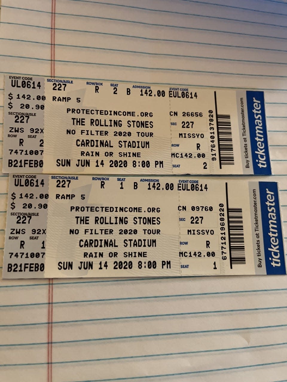 Virginia Flood's late son, Jason Flood, bought two tickets in 2020 to the now-cancelled Rolling Stones concert in Louisville. She hit a wall trying to get a $350 refund for the tickets, caught between her son's bank and the ticket vendor.