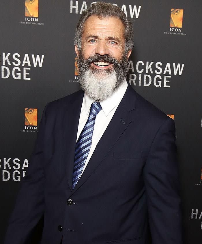 Mel Gibson at the Sydney premiere of Hacksaw Ridge. Source: Getty Images.