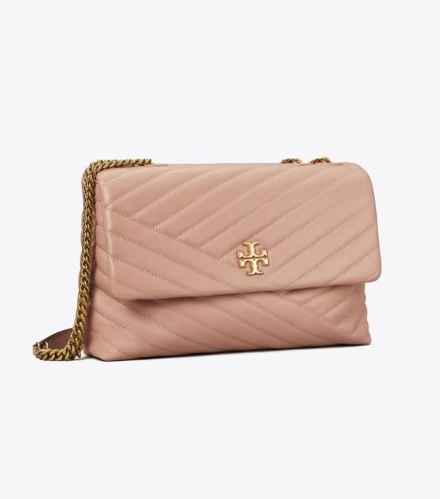 Tory Burch Kira Chevron Pave Jeweled Logo Card Case (New)