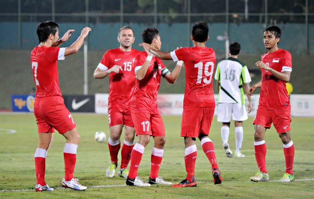 Singapore face bitter rivals Malaysia in their opening 2012 AFF Suzuki Cup game. (Photo courtesy of FAS)