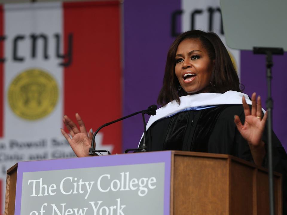 michelle obama city college