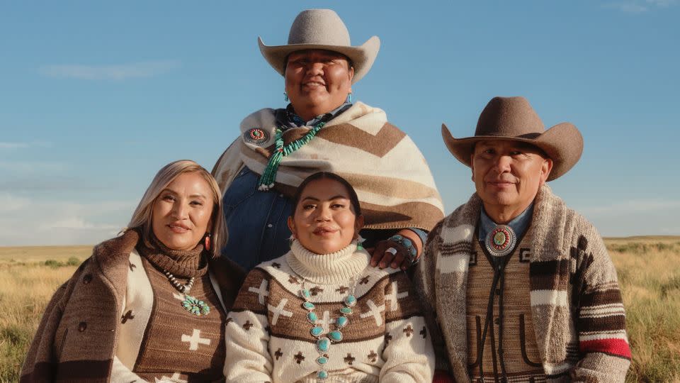 The Glasses family, pictured as part of Ralph Lauren's campaign imagery. - Ryan RedCorn/Courtesy Ralph Lauren