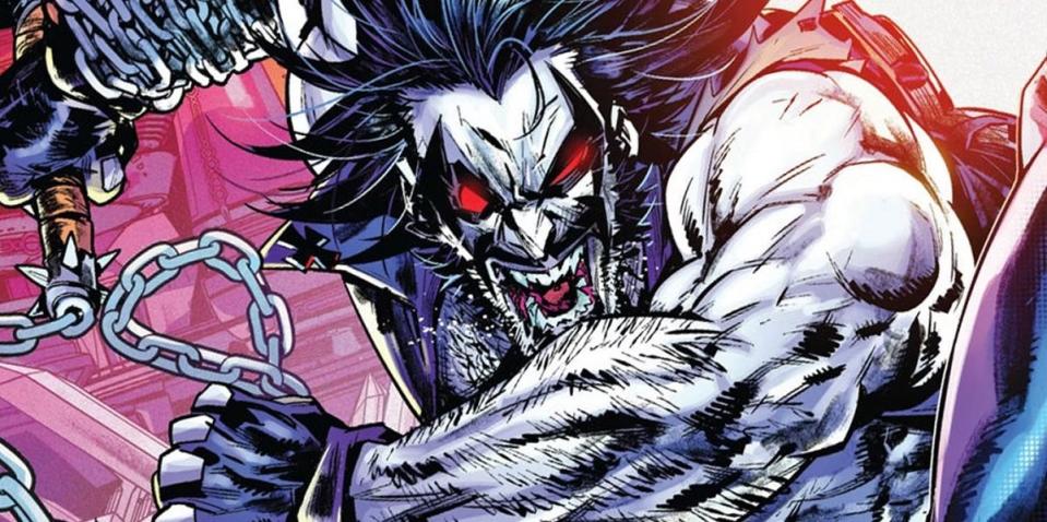 Lobo from DC Comics, in his 90s heyday.