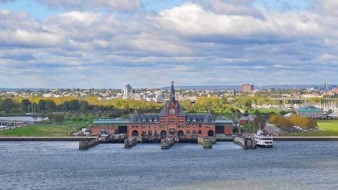 Panoramic View of Staten Island, New York City, United States.