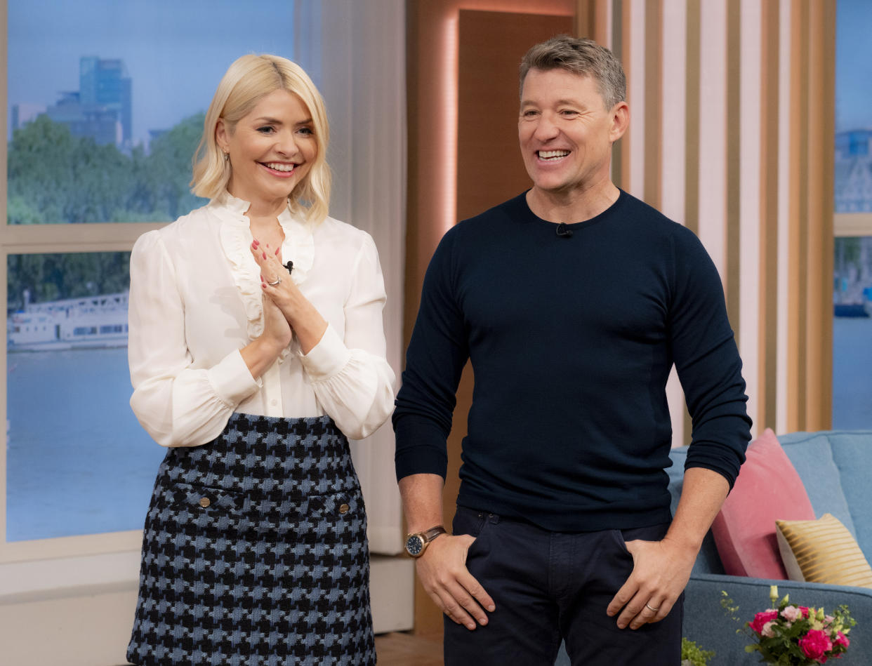 Holly Willoughby and Ben Shephard co-hosted This Morning together. (ITV/Shutterstock)