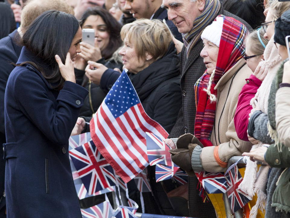 That U.S.-U.K. special relationship on display. (Photo: Mark Cuthbert via Getty Images)