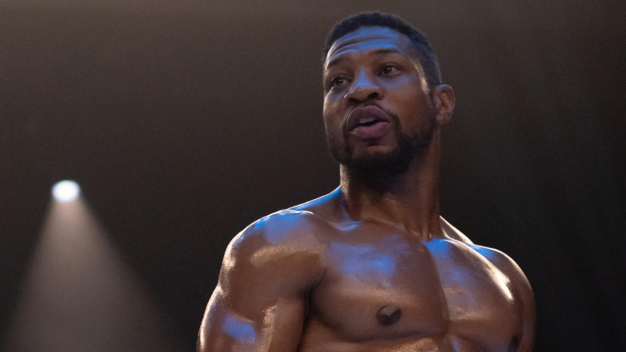  Jonathan Majors as Dame in Creed III. 