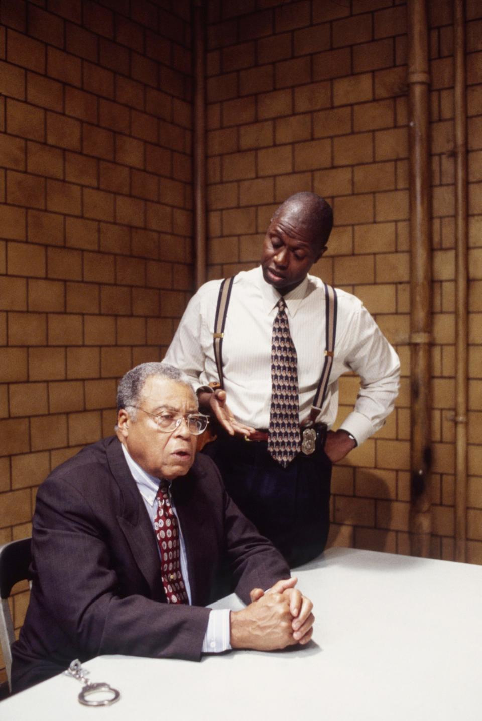 James Earl Jones and André Braugher in ‘Homicide: Life in the Street’