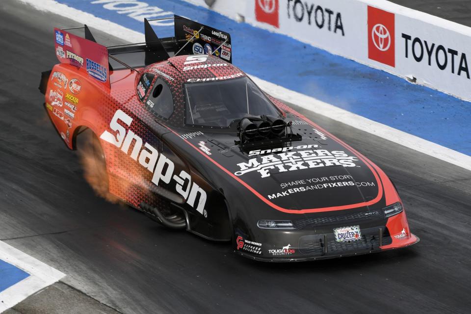 nhra cruz pedregon funny car