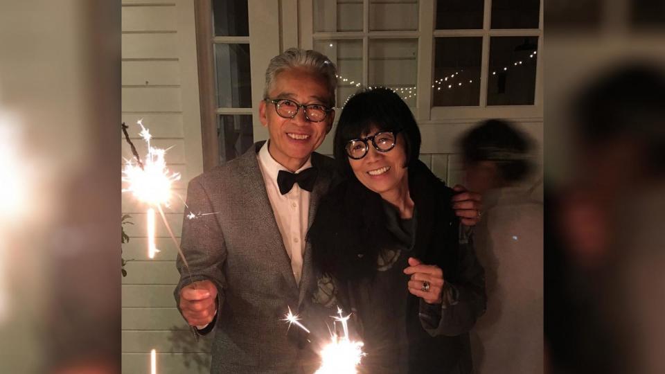 PHOTO: Aki and Koichi attended son's wedding in 2017 in Los Angeles, CA. (Yuri Kim)