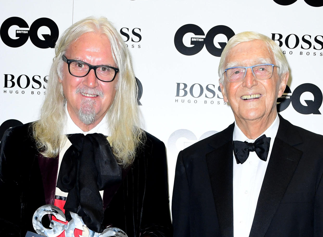 Billy Connolly was a great friend of chat show host Michael Parkinson, serving as one of his most regular guests. (Alamy)