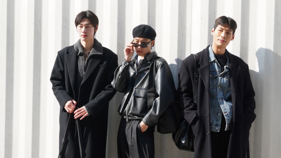 Attendees dressed for chilly temperatures in South Korea’s capital. - Kahyun Lee/CNN