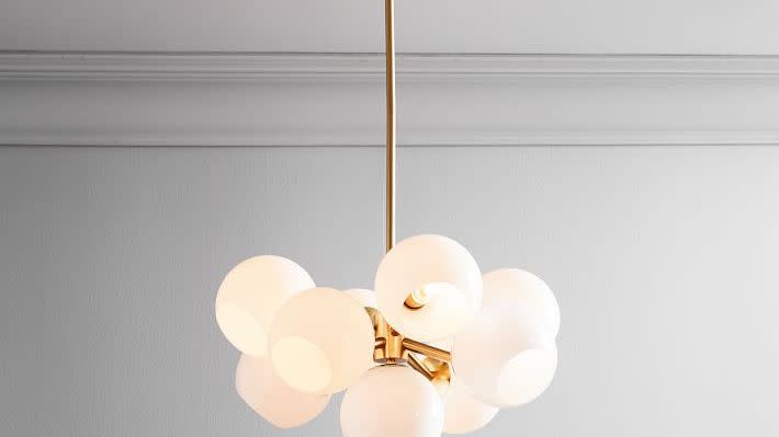 Frosted Glass Bubble Chandelier