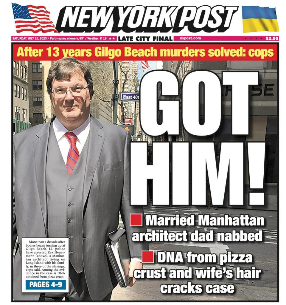 Rex Heuermann, a married father of two, was arrested in July and charged with killing four sex workers — the Gilgo Beach Four.