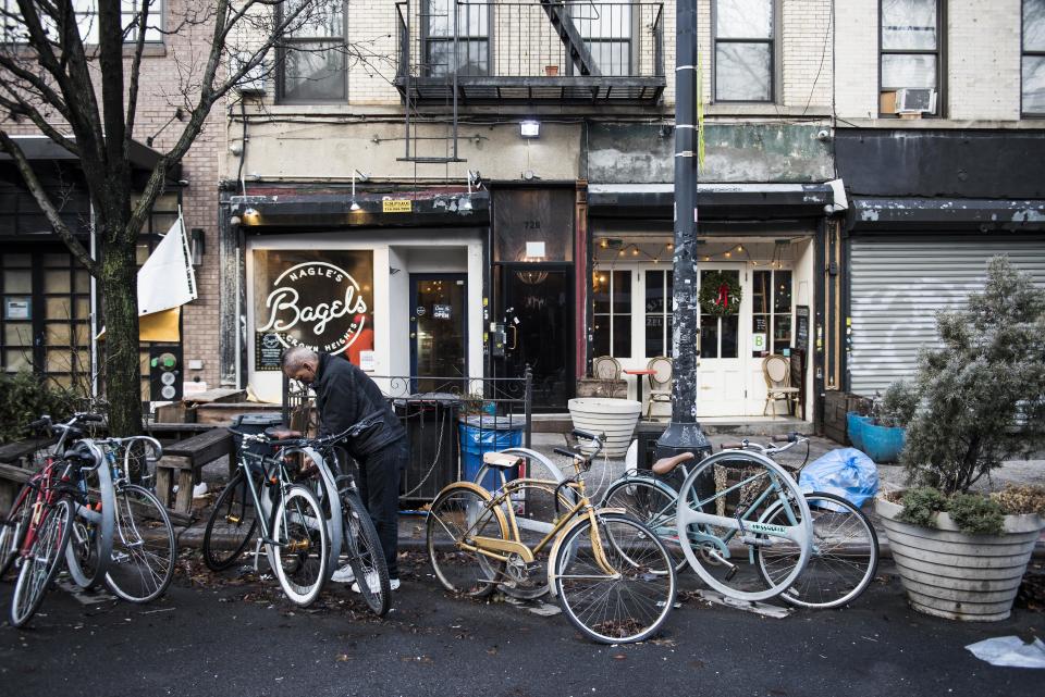 Little Zelda, a coffee shop on Franklin Avenue, is part of a mini-empire of businesses, including a cheese shop, a bookstore, a hair salon and a bar, that owner Michael de Zayas opened in Crown Heights since moving there&nbsp;in 2010.&nbsp; (Photo: Damon Dahlen/HuffPost)
