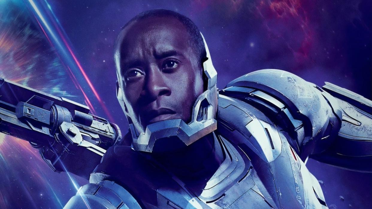  Avengers: Endgame poster design of Don Cheadle's War Machine 