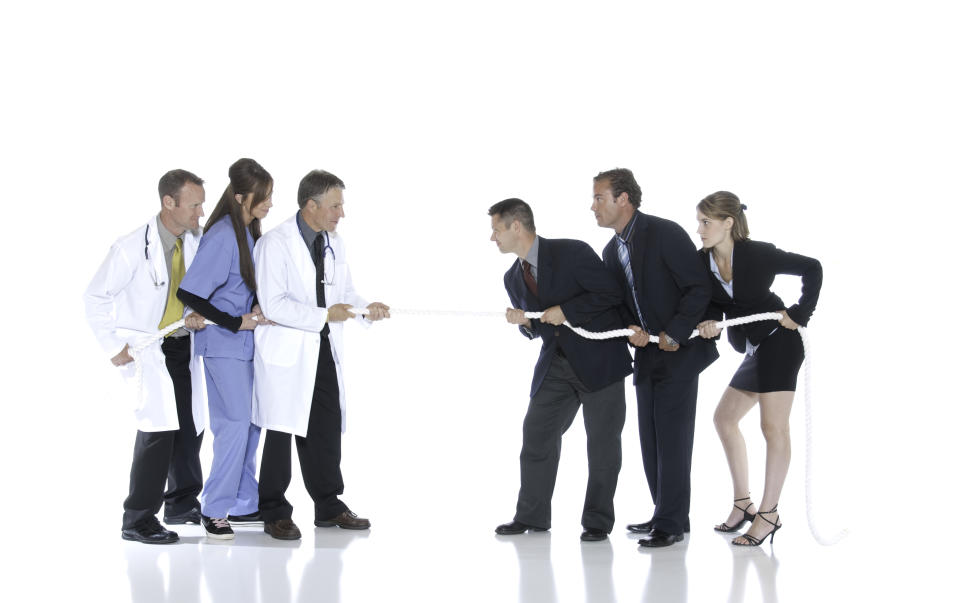 Medical Professionals vs. Businesspeople