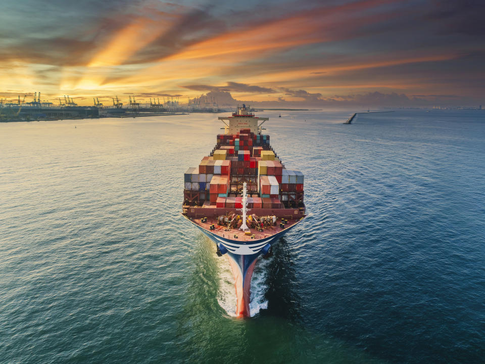 Barco de carga. Foto: Getty Images. 