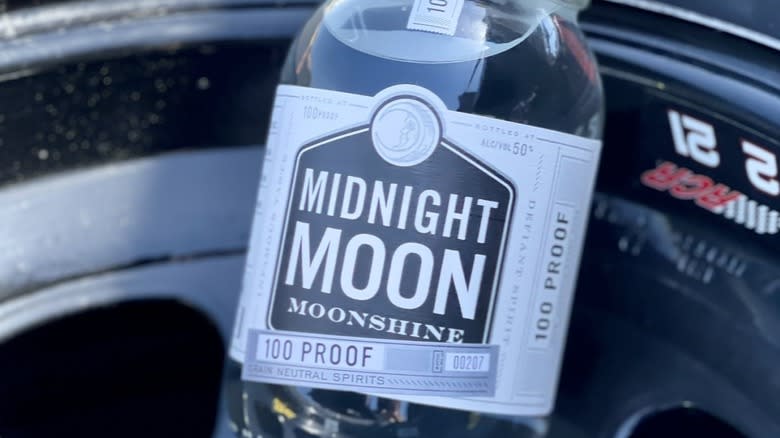 Bottle of Midnight Moon Moonshine
