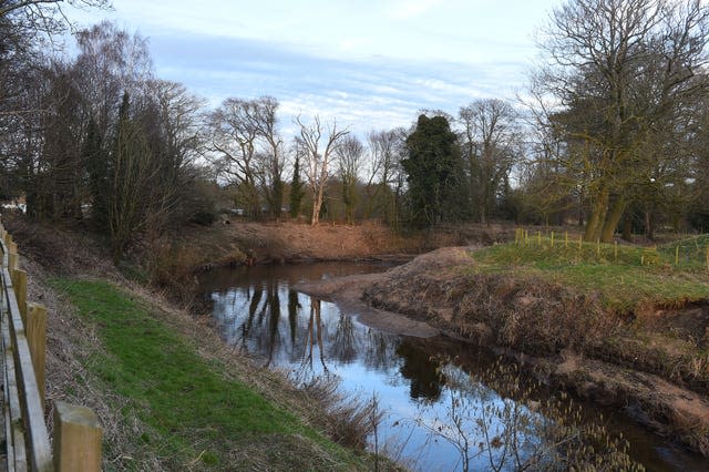 The River Wyre in St Michael’s on Wyre, Lancashire