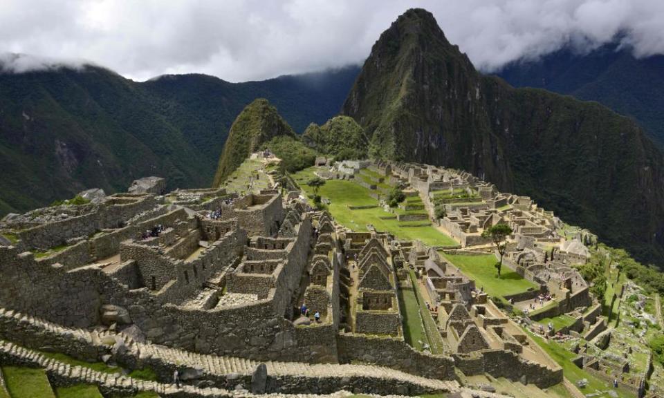 The Inca fortress in Machu Picchu