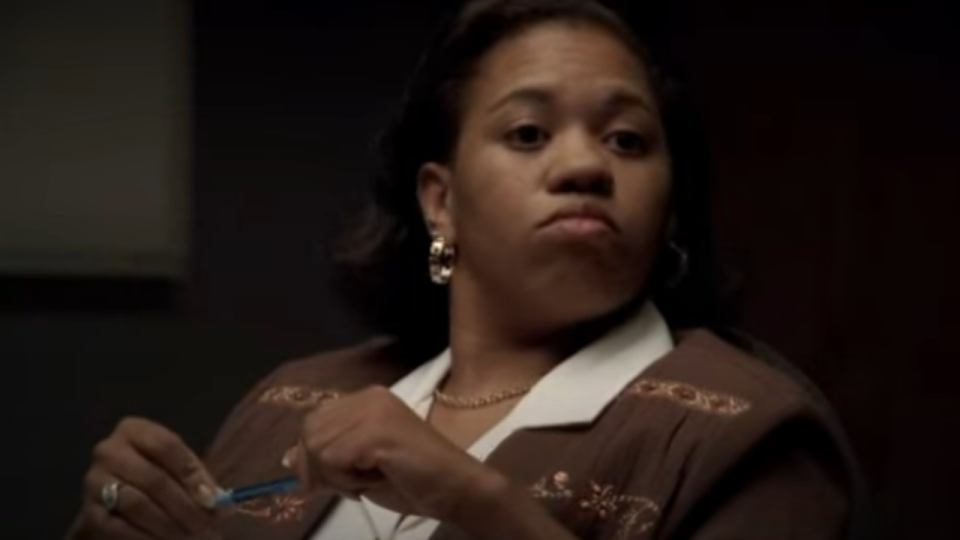 Chandra Wilson on The Sopranos.