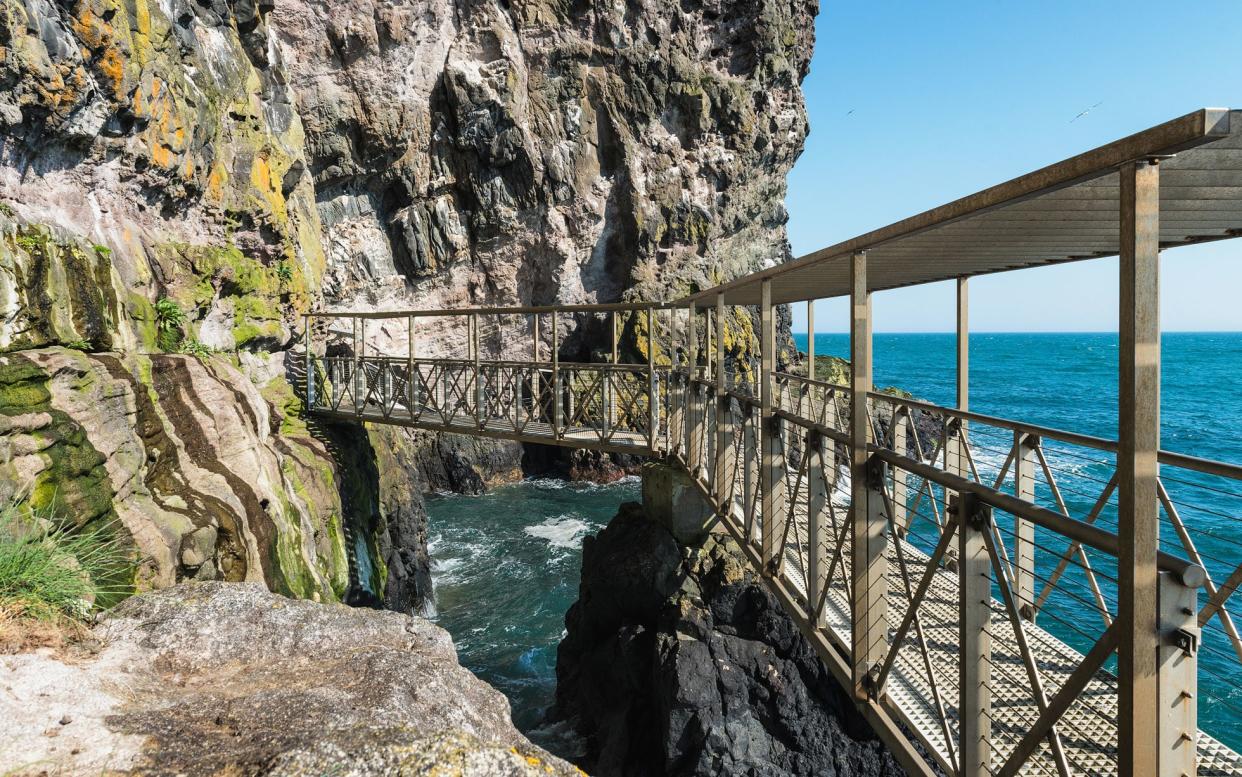 The Gobbins is one of Northern Ireland's finest walks - Â© Tourism Ireland photographed by Stefan Schnebelt