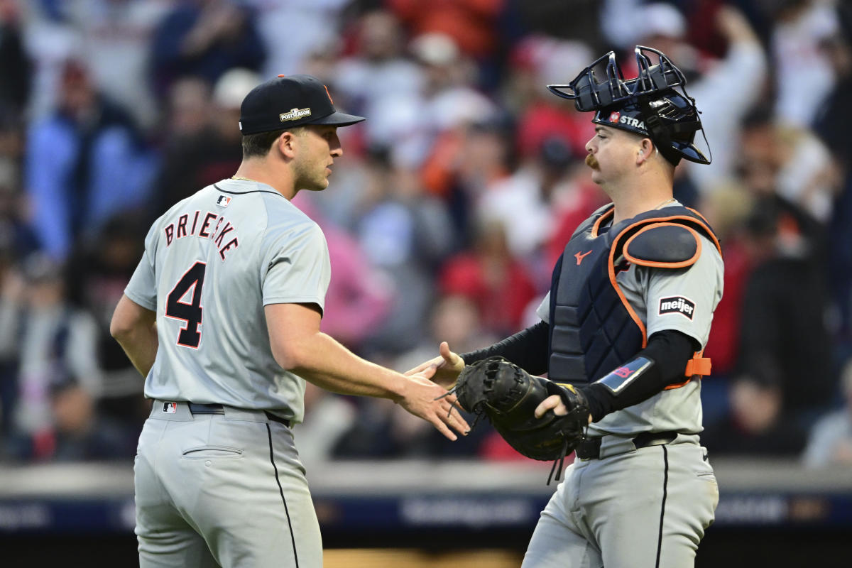 MLB playoffs 2024: Beau Brieske, Brant Hurter emerge as Tigers’ latest unlikely heroes in ALDS Game 3 victory