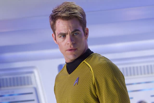 <p>Paramount</p> Chris Pine as Captain Kirk in Star Trek