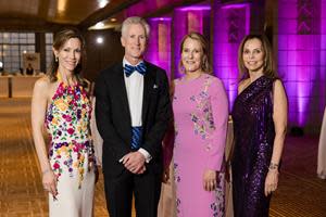 Left to right: Amy Cohn; Michael T. Lawton, MD; Erin Gogolak; Diane Might