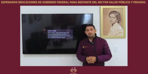 Pérez Rico pide paciencia a sector médico privado que espera vacuna