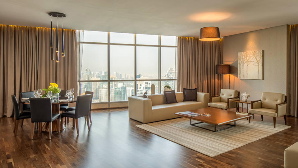 The penthouse at the InterContinental Dubai Marina. - Credit: InterContinental Hotels & Resorts