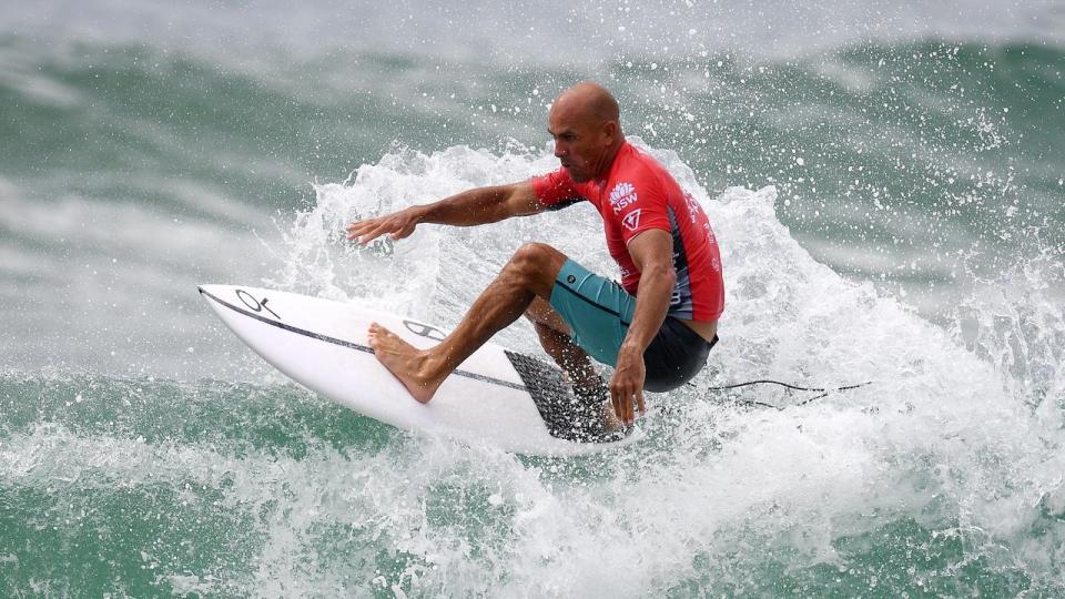 Surfing legend Kelly Slater was a focal point at the Sydney Surf Pro at Manly