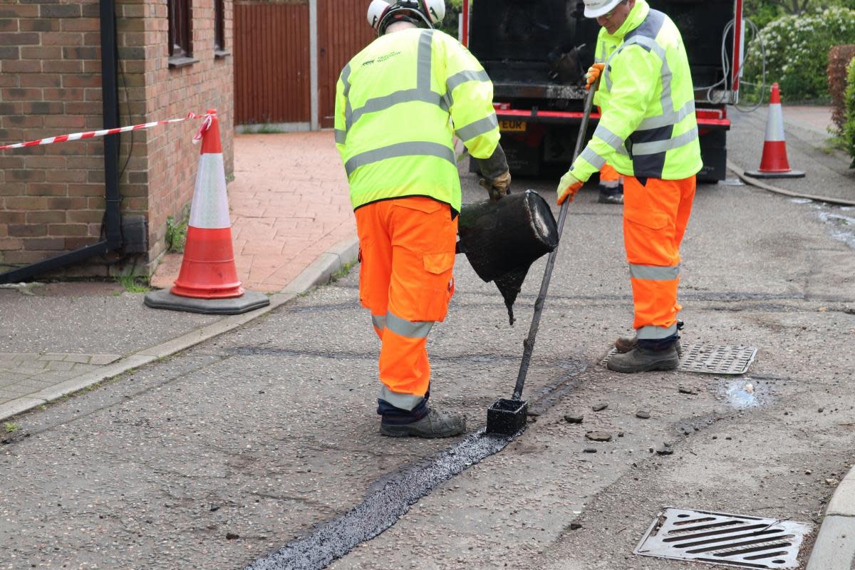Works - Essex Highways is completing the maintenance over the coming days <i>(Image: Essex Highways)</i>