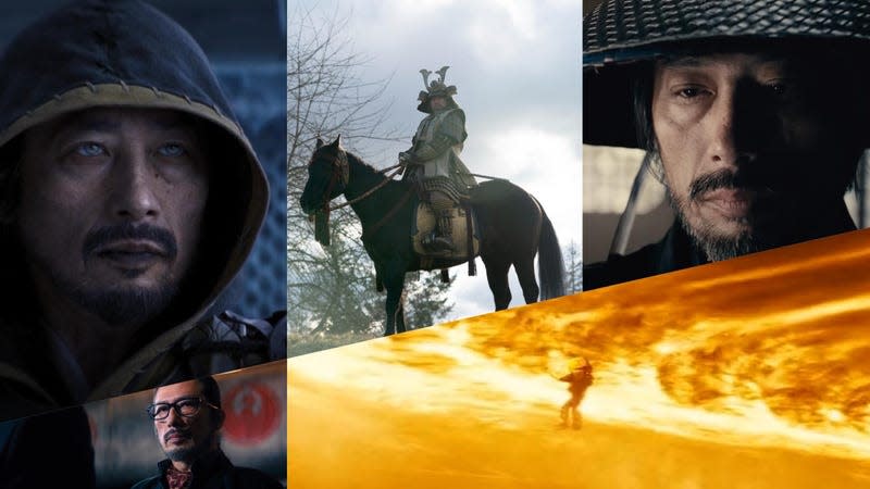 Clockwise from bottom left: John Wick: Chapter 4 (Photo: Lionsgate) Mortal Kombat (Photo: Warner Bros.), Shōgun (Photo: Katie Yu/FX), Westworld (Photo: HBO), Sunshine (Photo: Fox Searchlight),