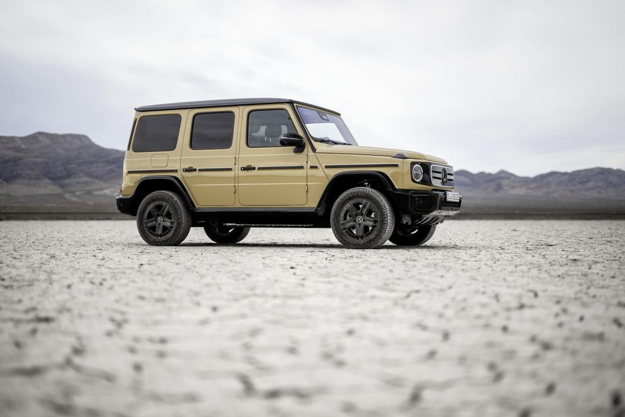 mercedes benz g 580 with eq technology press images