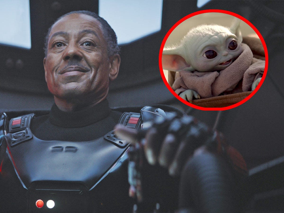 Moff Gideon the Child Giancarlo Esposito The Mandalorian Disney Plus 