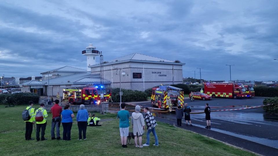 Fire at Dunluce Centre