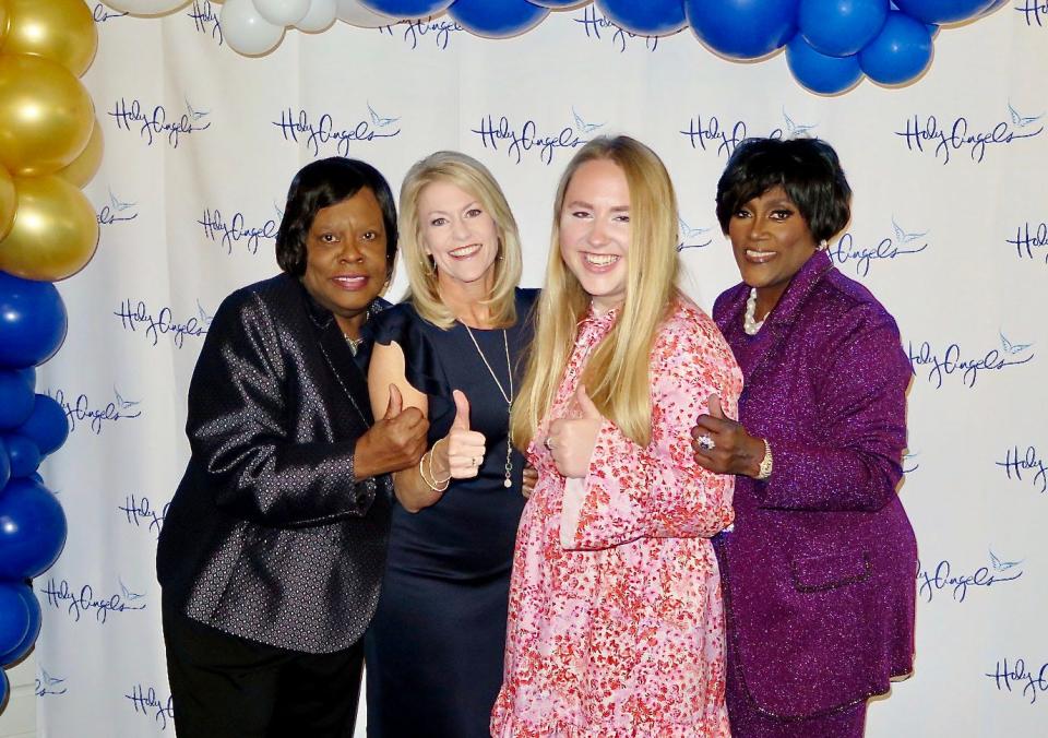 Award nominees Dottie Bell and Sonja Bailes, Times reporter Makensie Boucher, and award nominee Jacqueline Scott during the eighth annual Virginia K. Shehee Most Influential Woman luncheon at the East Ridge Country Club Thursday afternoon, March 8, 2024.
