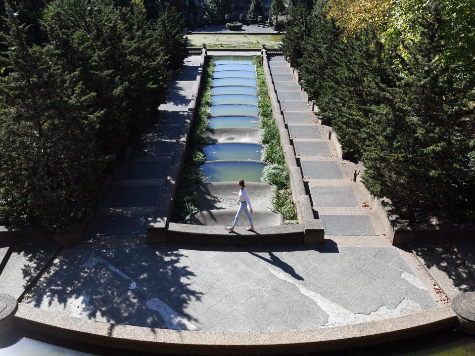 Meridian Hill Park in the Columbia Heights neighborhood