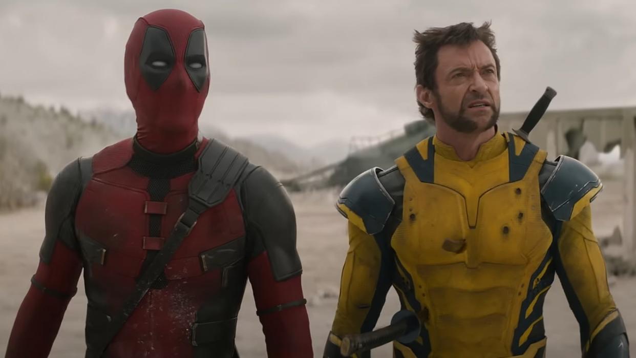  Ryan Reynolds and Hugh Jackman in Deadpool and Wolverine. 