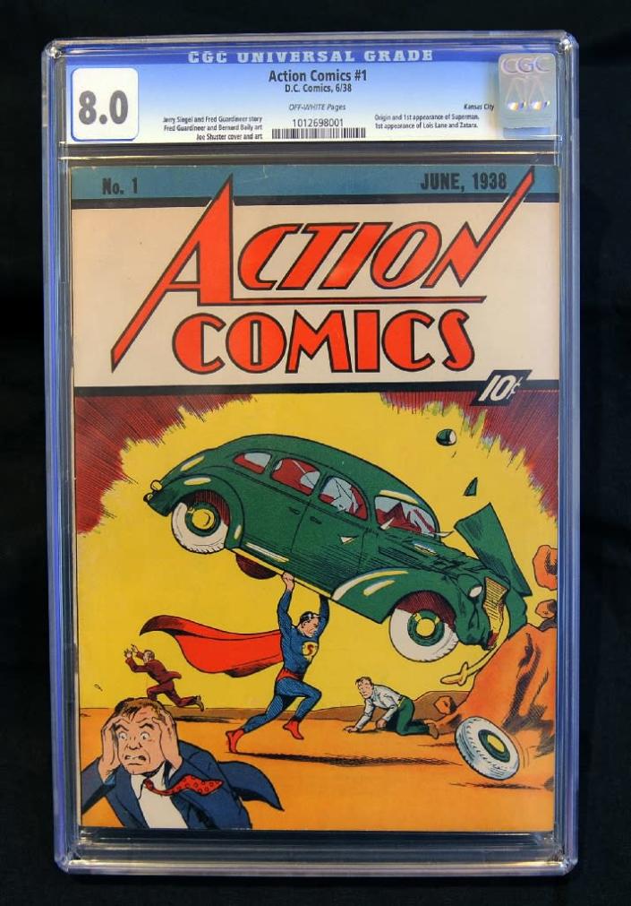 Superman first featured in Action Comics #1, published in 1938 (AFP Photo/TIMOTHY A. CLARY)