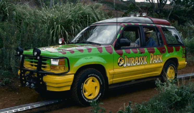 Jurassic Park's driverless cars are back - Credit: Universal Pictures