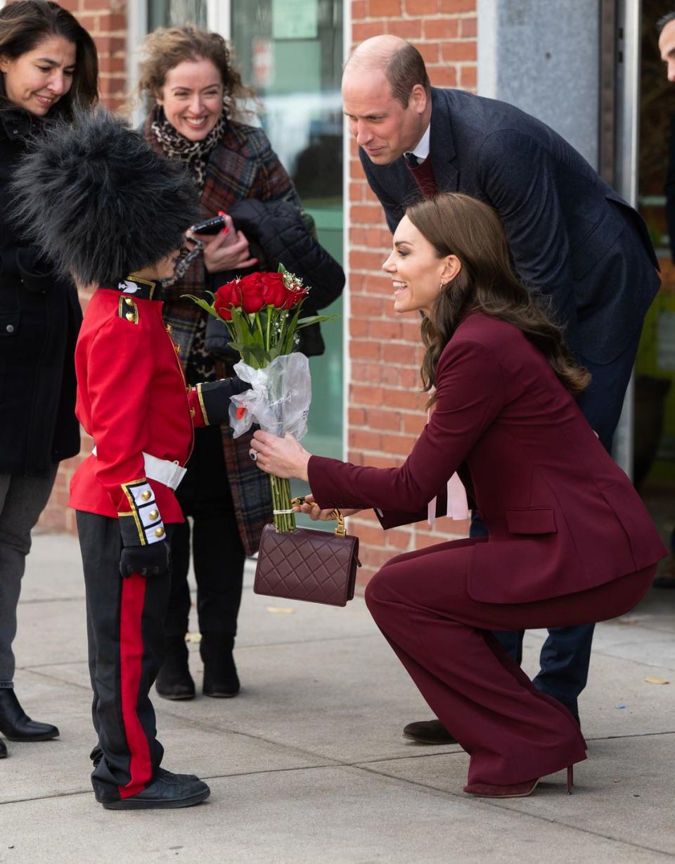 the prince and princess of wales visit boston