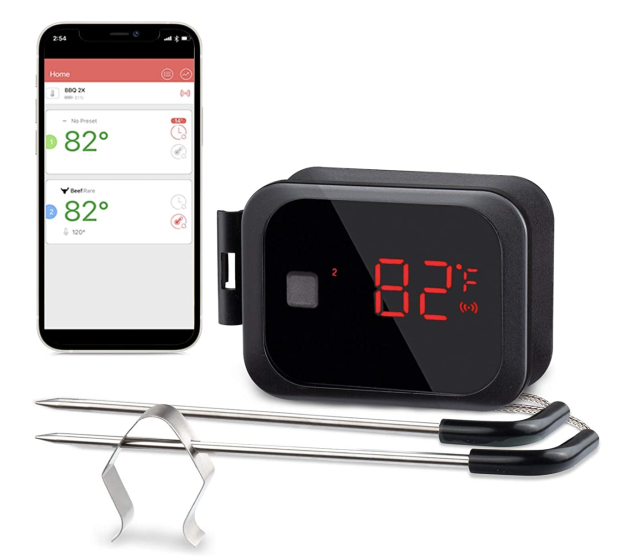 Prime Members: Govee WiFi Bluetooth Meat Thermometer w/ 4 Probes