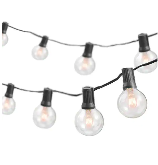 6) 50 ft. Indoor/Outdoor Incandescent String Lights