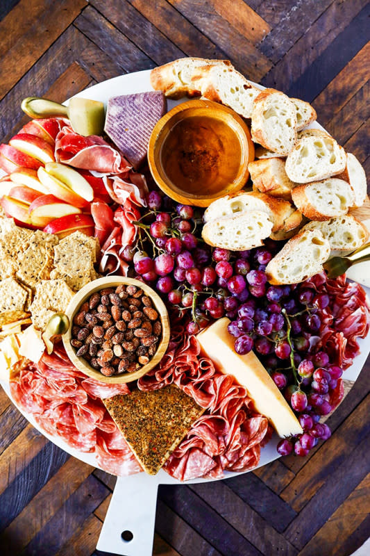 <p>Number 2 Pencil</p><p>This budget-friendly charcuterie board is made up entirely of Costco goodies. This board is easy to put together and perfect for feeding a crowd!</p><p><strong>Get the recipe: <a href="https://www.number-2-pencil.com/costco-charcuterie-board/" rel="nofollow noopener" target="_blank" data-ylk="slk:Costco Charcuterie Board;elm:context_link;itc:0;sec:content-canvas" class="link ">Costco Charcuterie Board</a></strong></p>