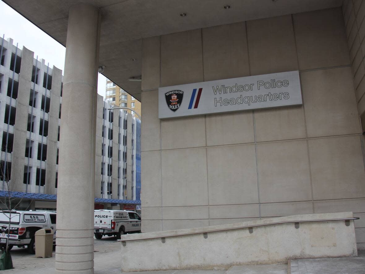 Windsor police headquarters in downtown Windsor is seen in a file photo. (Mike Evans/CBC - image credit)