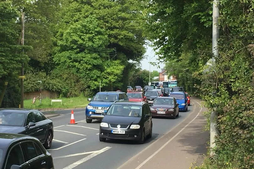 Devon County Show traffic